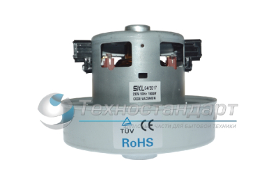 Мотор пылесоса Samsung, 1800 W, H=116-117 мм, h=35 мм, D=138 мм, d=84 мм